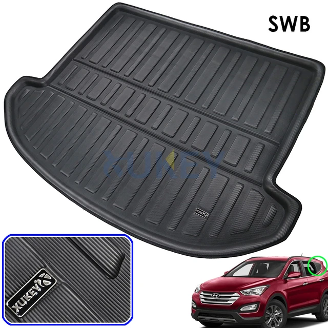 Bons tapis! Ensemble complet de tapis de coffre de voiture durables, tapis  de coffre, doublure de cargaison, 7 sièges, Hyundai Santa Fe 2018-2013,  Santafe 2015 - AliExpress