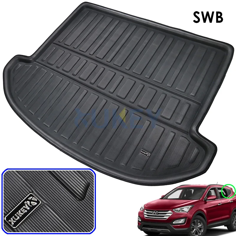 7-местный коврик для багажника Hyundai Santa Fe 2013 2014 2015-2018 |