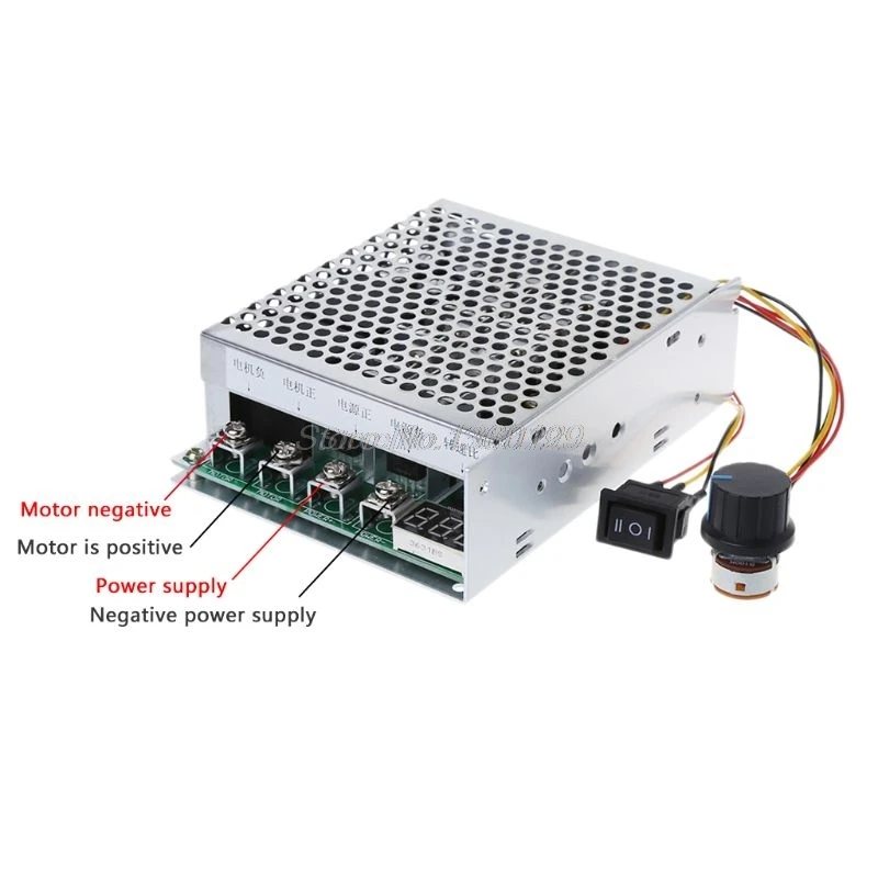 

DC 10-55V 100A Motor Speed Controller Reversible PWM Control Forward/Reverse
