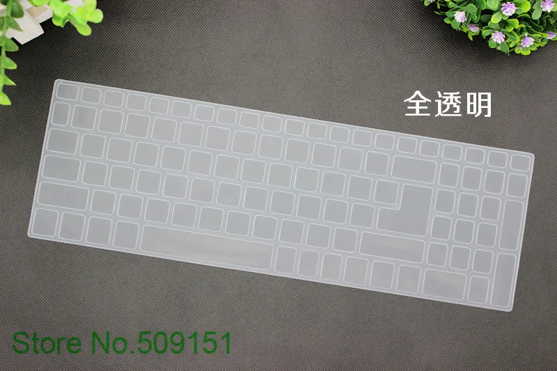 Силиконовый защитный чехол для клавиатуры 15,6 дюймов для acer Aspire e15 5-573G E5-573 E5 573G V3-574 F5-572 TMP257 - Цвет: Crystal