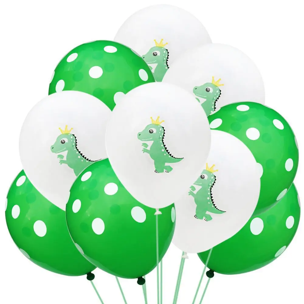 

15pcs/set Dinosaur Party Supplies Dinosaur Confetti Balloons for Kids Boys Birthday Party Baby Shower Decoration 12 Inch
