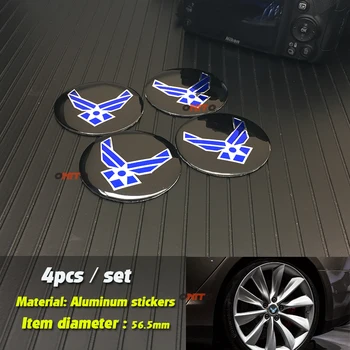 

OEM 56mm Metal US Air Force Car sticker Logo Emblem Badge Car Styling Stickers for Universal Cars Decorative Accessories decal
