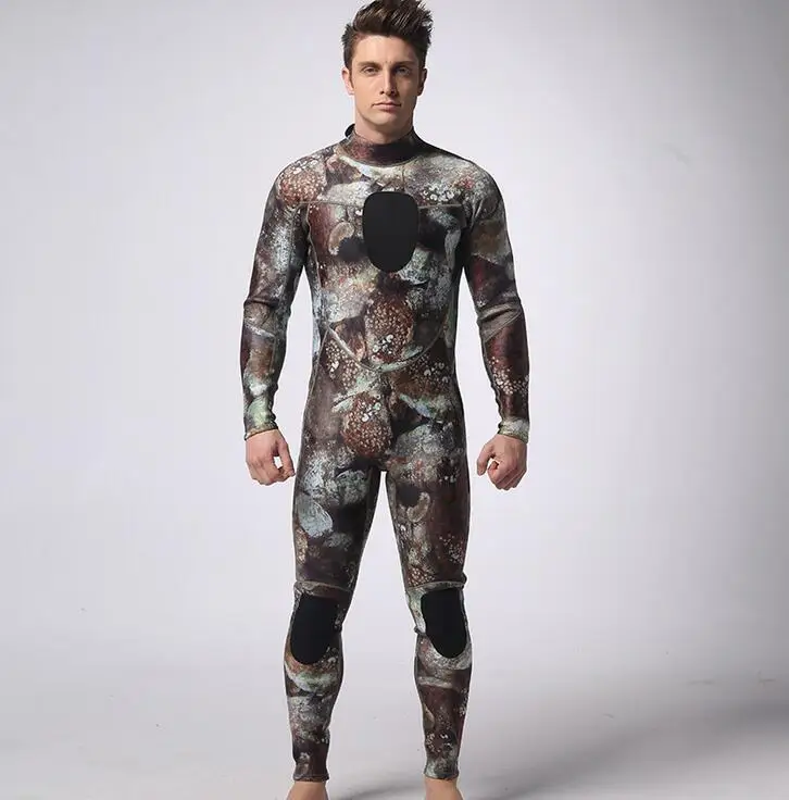 2018 SCR 3 mm neoprene diving suits men spearfishing Surf camouflage suit diving equipment