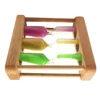 3 in 1 1+3+5 Minute Hourglass Wood Glass Sand Timer For Kitchen Cooking European creative wood metal rotating hourglass timer 5