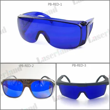 

Laserland PB-RED Red 650nm 660nm Laser Protection Goggles Safety Eyewears Glasses Absorption
