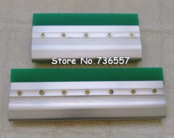 

2 pcs Screen Printing Squeegee 35cm / 13.8 Inch Aluminium Alloy Handle Customization Accpeted