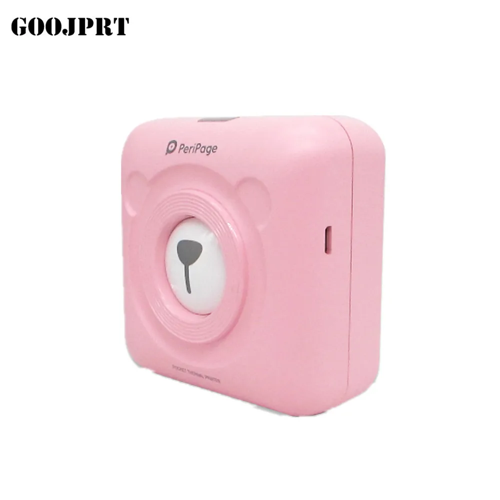 

GOOJPRT Bluetooth Portable Mini Printer Photo printer Pocket Mini Sticker Thermal printer for Android iOS phone Oversea Version