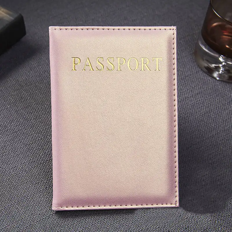 Аксессуары для путешествий, повседневные обложки для паспорта из искусственной кожи, банковский идентификатор, сумка для кредитных карт, визитница для паспорта, для мужчин и женщин, чехол-кошелек - Цвет: 1