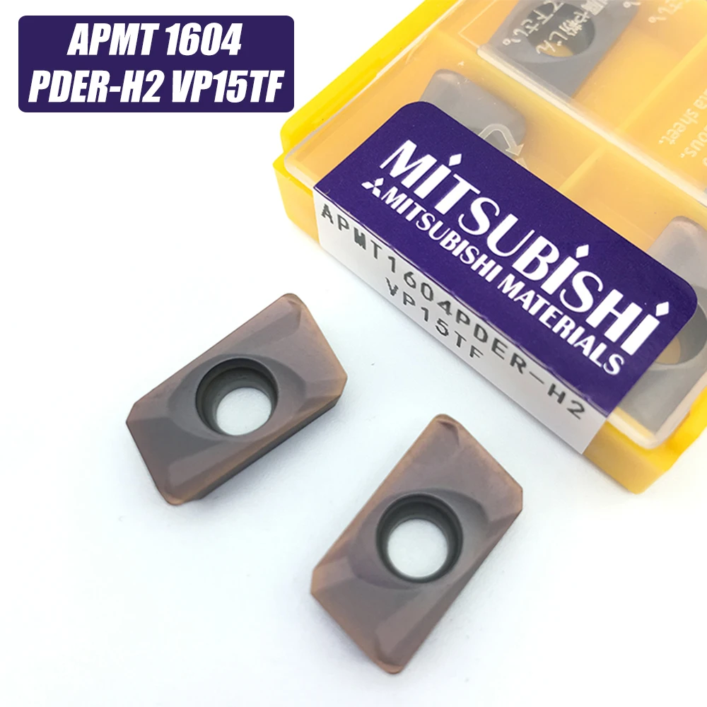 

10pcs APMT1604 H2 VP15TF carbide inserts Turning tool APMT 1604 Face Mill Lathe Tools Milling cutter CNC tool APMT1604PDER