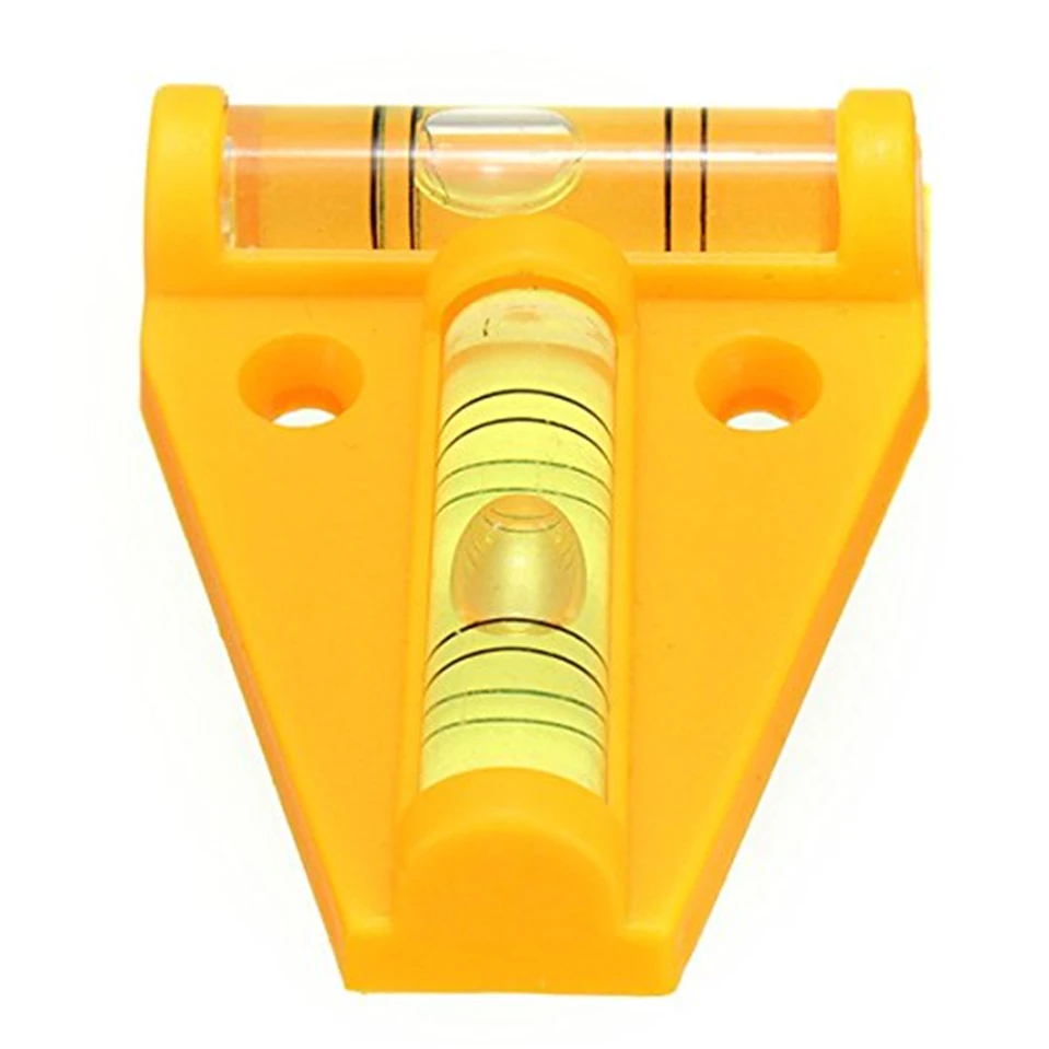 

4pcs/lot Orange Acrylic T-Level Tool RV Camper Tralier Motorhome Truck Boat Console Table Measurement Mini Level Bubble