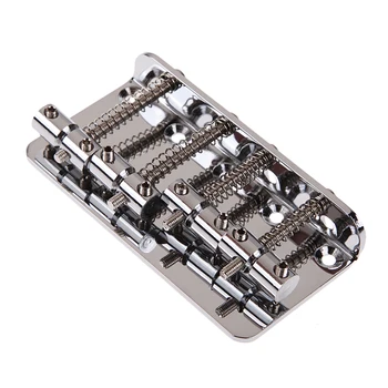 

Guitar Accessories Chrome Vintage Style Guitar Bridge for Les Paul Guitar 4-String with 4 Screws