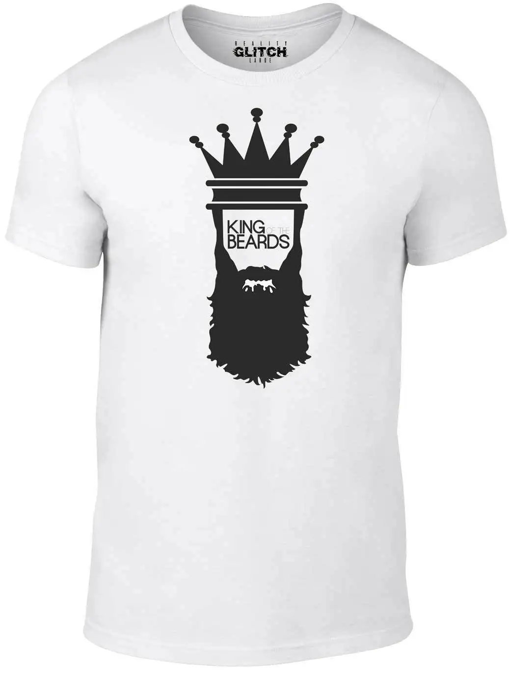 Футболка King of Beards-забавная футболка в стиле ретро дизайнерская модная для лица с