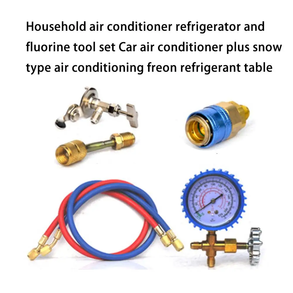 R22 хладагент бытовой кондиционер фторид набор инструментов автомобильный Кондиционер фреон общий холодный газовый счетчик