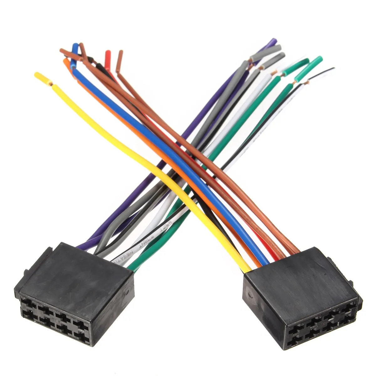 Universal Wire Harness Adapter Connector Cable Radio Wiring Connector Plug for Auto Car Stereo System-in Cables, Adapters & Sockets from Automobiles ...