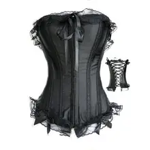 Кружева Для женщин Shaper с Bowknots Sexy Body Shaper полиэстер ткань чистый шаблон Топ корсет высокое качество LA018