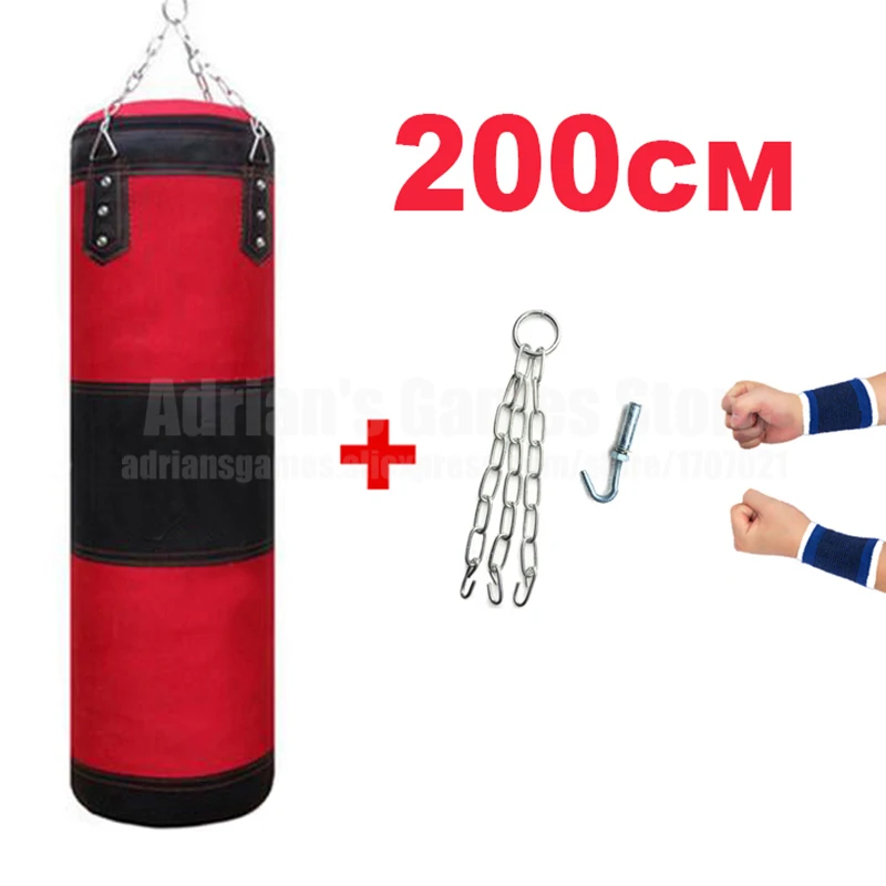 60/80/100/120/150/200см боксерская груша утолщенной холст boxing bag для тренировки Пробивание