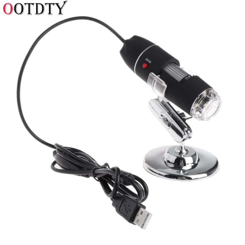 OOTDTY 1600X2 Мп цифровой USB микроскоп камеры 8 светодиодный USB Цифровой Портативный Лупа эндоскоп Камера