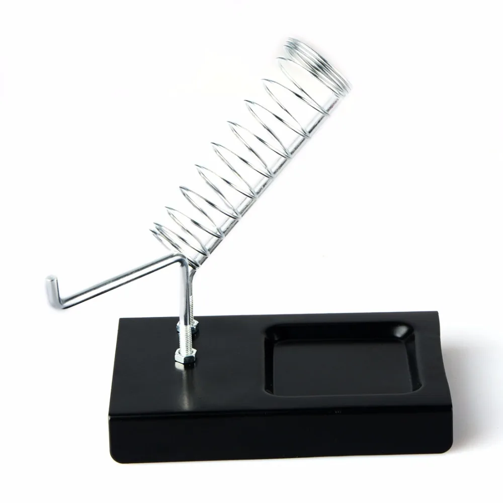 

Soldering Welding Iron Support Stand Square Station Metal Iron Holder Home DIY Repair Tools Electrical Protecting Base