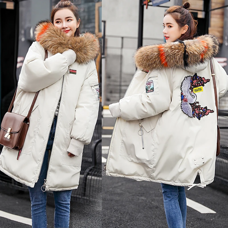 Парки mujer 2018 chaqueta de invierno las mujeres Абахо del парка larga con capucha chaquetas nieve vistiendo ropa | Женская