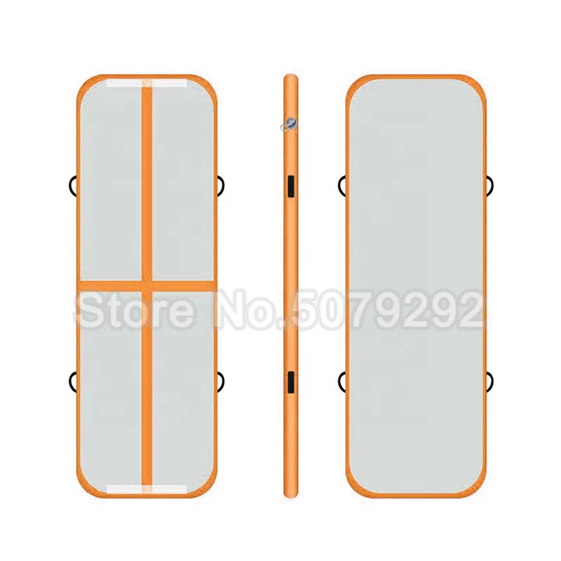 Дизайн надувной воздушный блок/воздушная доска для продажи 1*0,6*0,2 м Мини Размер надувной спортивный мат китайская фабрика мини Airtrack дешево - Color: orange
