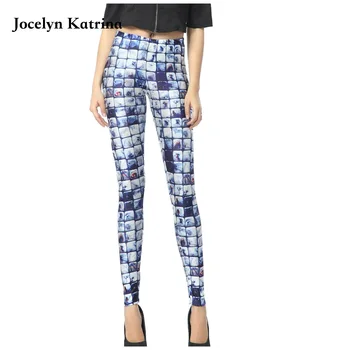 

Mesh Fitness Yoga Pants Women Sexy Navy Blue Sport Leggings High Waist Elastic Running Pants Workout Trousers Solid Tights