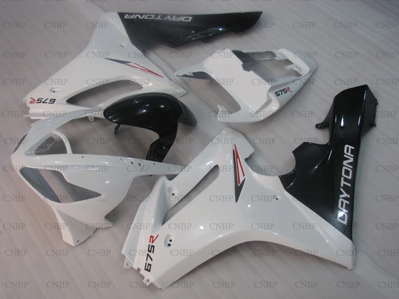 Daytona 2009-2012 Abs обтекатель для Triumph 675 11 12 мотоцикл обтекатель Daytona 09 10 черные белые обтекатели