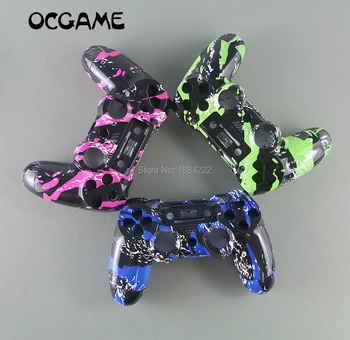 

OCGAME Camouflage Shell Housing Cover With Full Set Thumbsticks Buttons For PlayStation 4 PS4 JDM-010 Controller