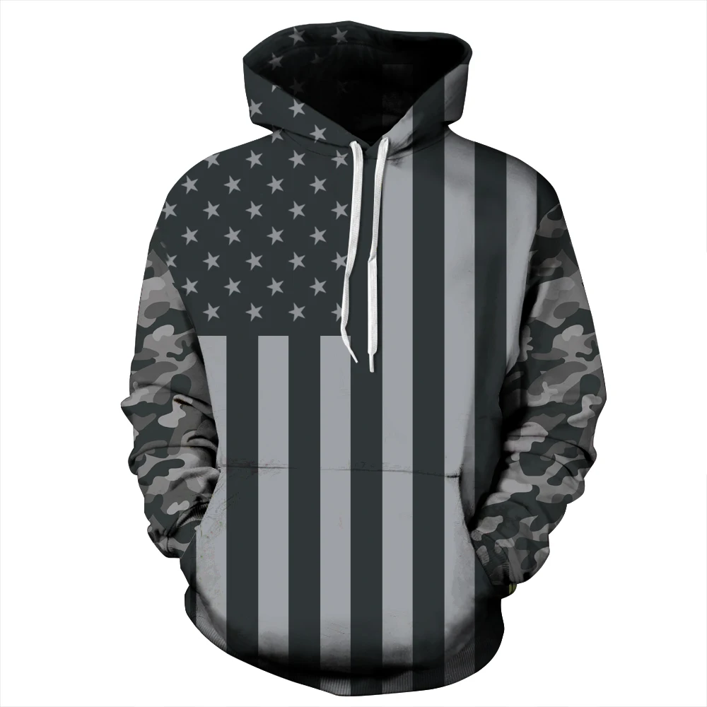 Американский флаг, США печати толстовки для мужчин и женщин 3XL Бейсбол Джерси плюс размер пуловеры толстовки
