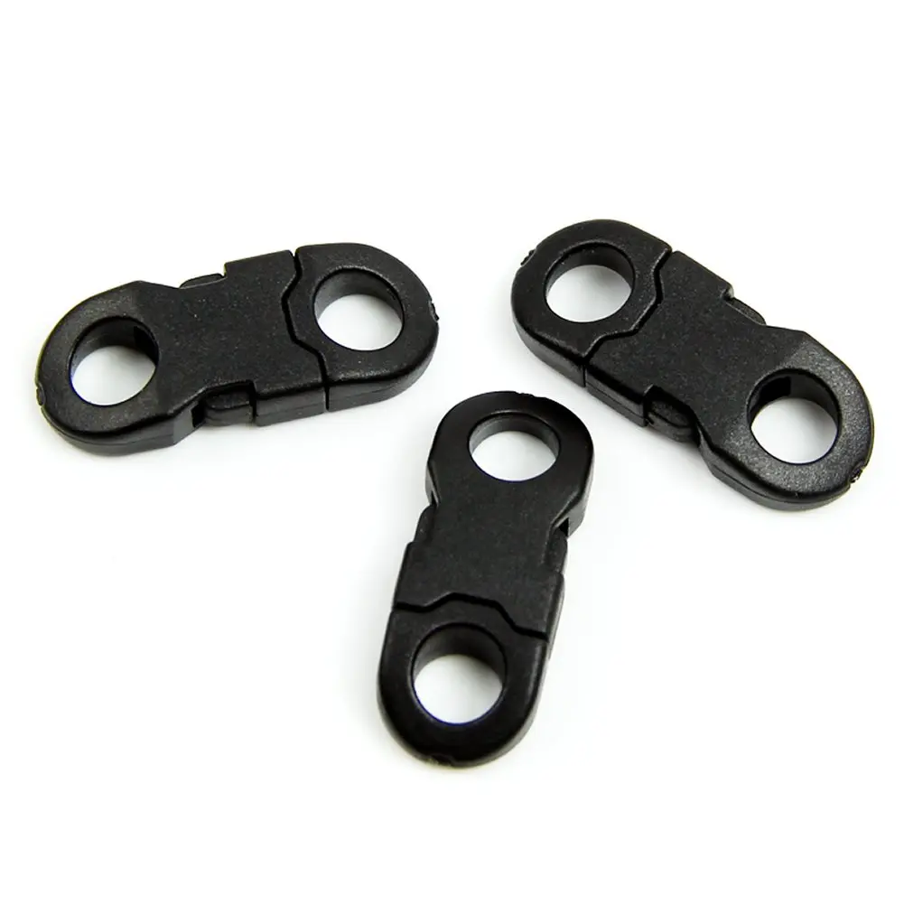 

2x 10Pcs Buckles Black For Para cord Bracelets Plastic Clasp Side Release New 2.7 x 1cm