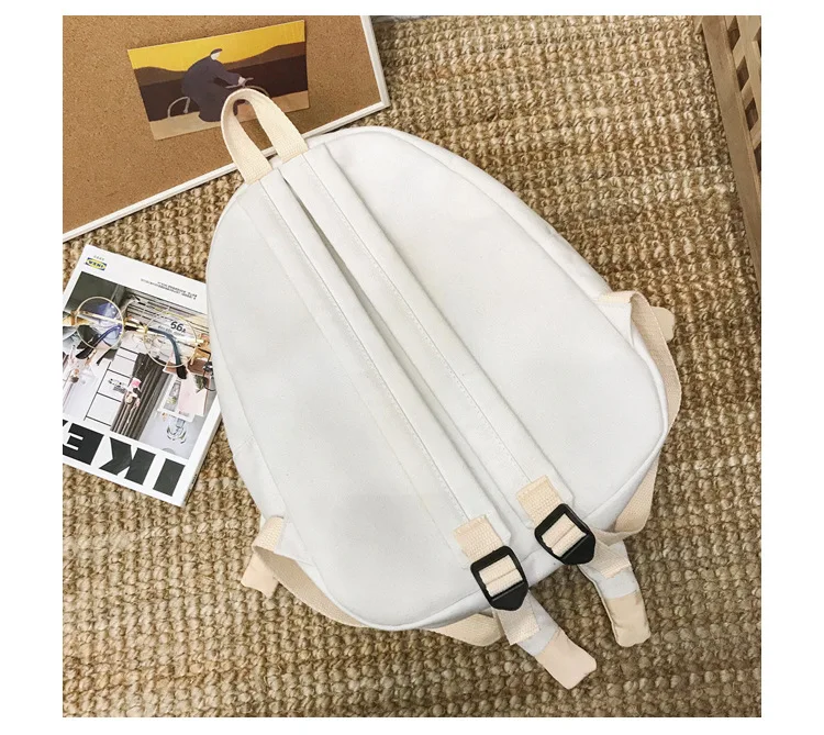 Mulheres Mochila de Lona do Gato Bonito