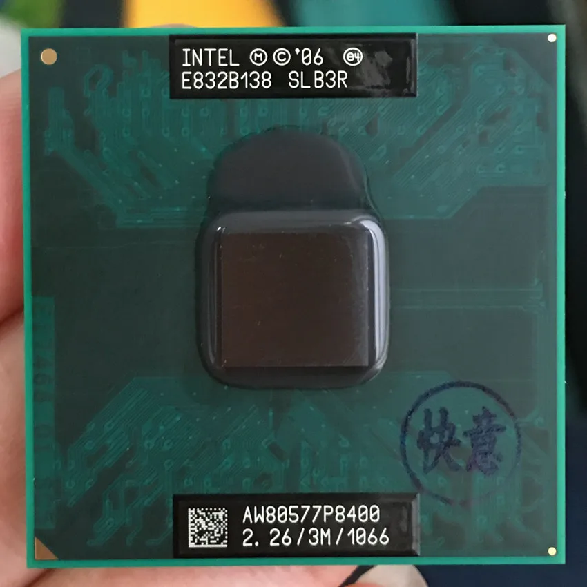 Для Intel Core 2 Duo P8400 Процессор 2,26 г 3 м Процессор 1066 МГц 25 Вт PGA ноутбук процессор совместим PM45 GM45 чипсет