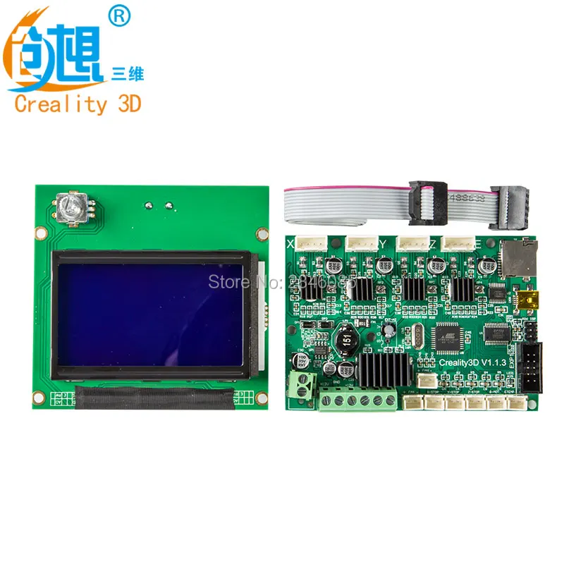 

Creality 3D Replacement Ender-3 Mainboard/motherboard+LCD Display Cables For Ender-3 3D Printer Factory Supply