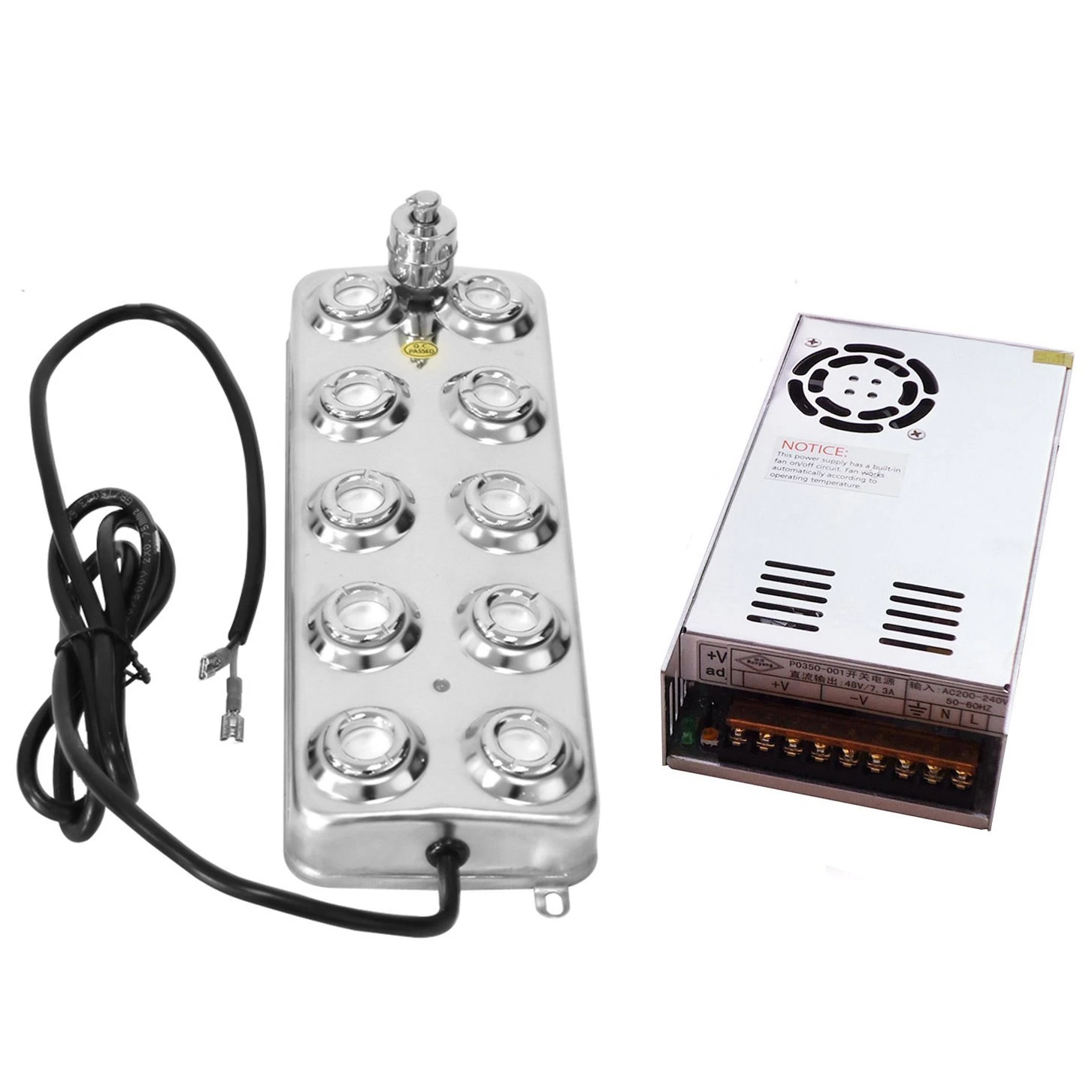 5000ML/H 10 Head Ultrasonic Mist Maker Fogger Humidifier Greenhouse