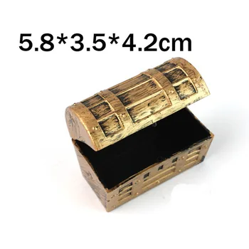 

Vintage Plastic Treasure Box Captain Pirate Party Favors Treasure Chest Kids Party SuppliesStorage Case Halloween