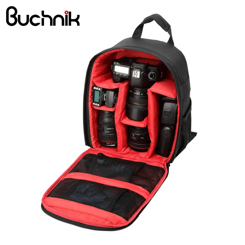 

BUCHNIK Multi-functional Camera Bag Waterproof Video Digital Photographer Backpack Organizer Practical Pouch Accessories Case