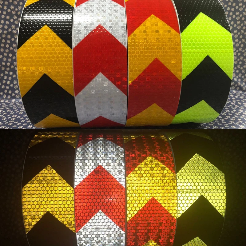 

Roadstar 5cm X25m Reflective Warning Tape with Printing for Fairways Truck Motorcycle Bicycles Safety