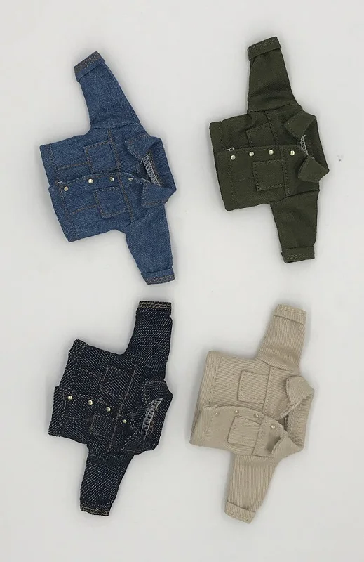 [OB053] " Obusit11 одежда#4 цвета джинсовая куртка подходит для 4 дюймов OB11 1:12 Масштаб куклы наряды для розничной продажи