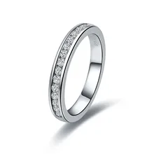Романтический искусственный камень, кольцо для женщин, обручальное кольцо, серебряное кольцо для помолвки