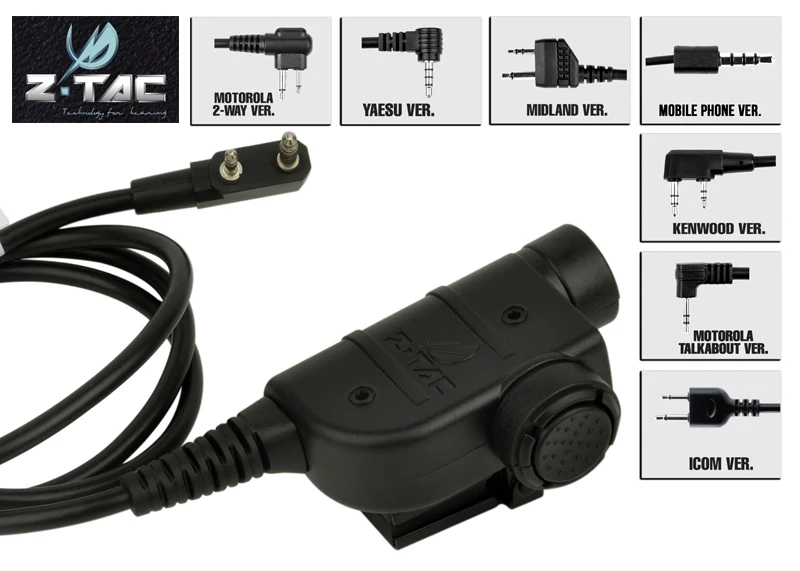 

Z-TAC Z125 zSilynx Releases Chest PTT Push To Talk Tactical Accessory(Z06042)