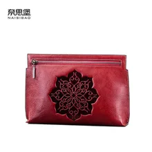 Кожаный Клатч индивидуальная Наплечная Сумка винтажная тисненая кожаная повседневная сумка