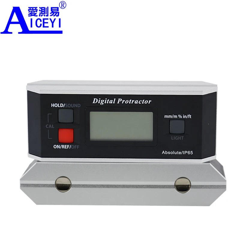 

Free shiping IP65 Inclinometer Angle Gauge Electronic Bevel Box Digital LCD 360 Degree Magnetic Protractor