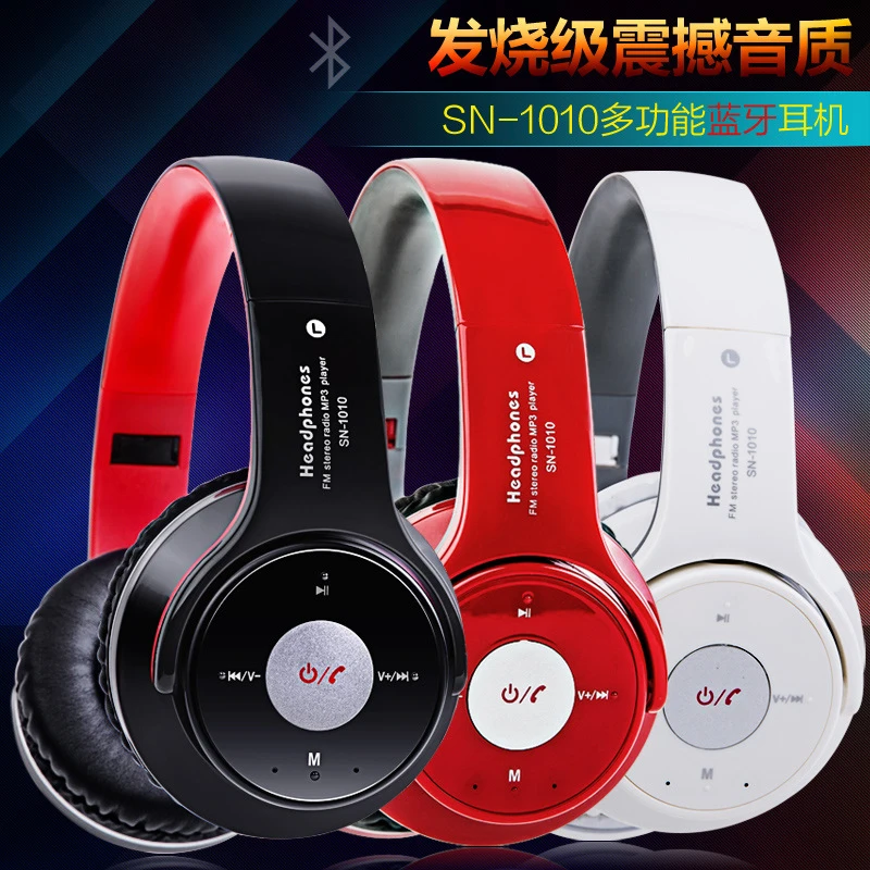 SN 1010 Twirst out Speaker Bluetooth HeadphonesFM Stereo Radio MP3