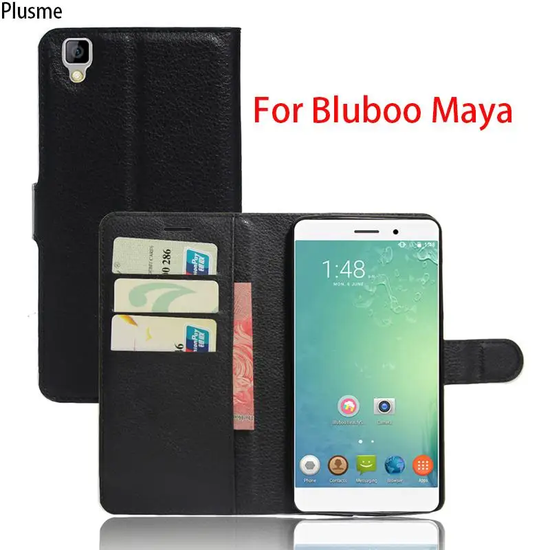 

For BLUBOO Maya Case Original Wallet PU Leather Back Cover Case For BLUBOO Maya Case 5.5" Flip Protective Phone Bag Skin Fundas