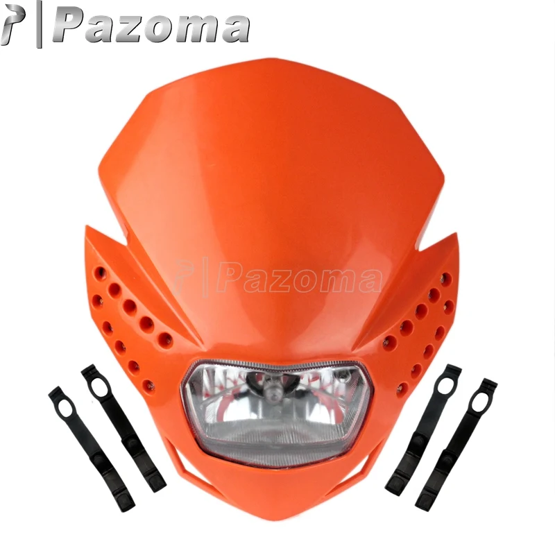 

H4 12V Halogen Bulb Motocross Headlamp Universal Supermoto Front Head Light for KTM EXC SX SXF SMR MX XCR XCW XCF Headlights