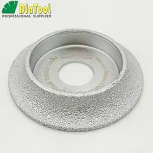 Special Price 75mmx10MM Vacuum Brazed Diamond grinding wheel for Demi-bullnose edge profile Special Price 75mmx10MM Vacuum Brazed Diamond grinding wheel for Demi-bullnose edge profile