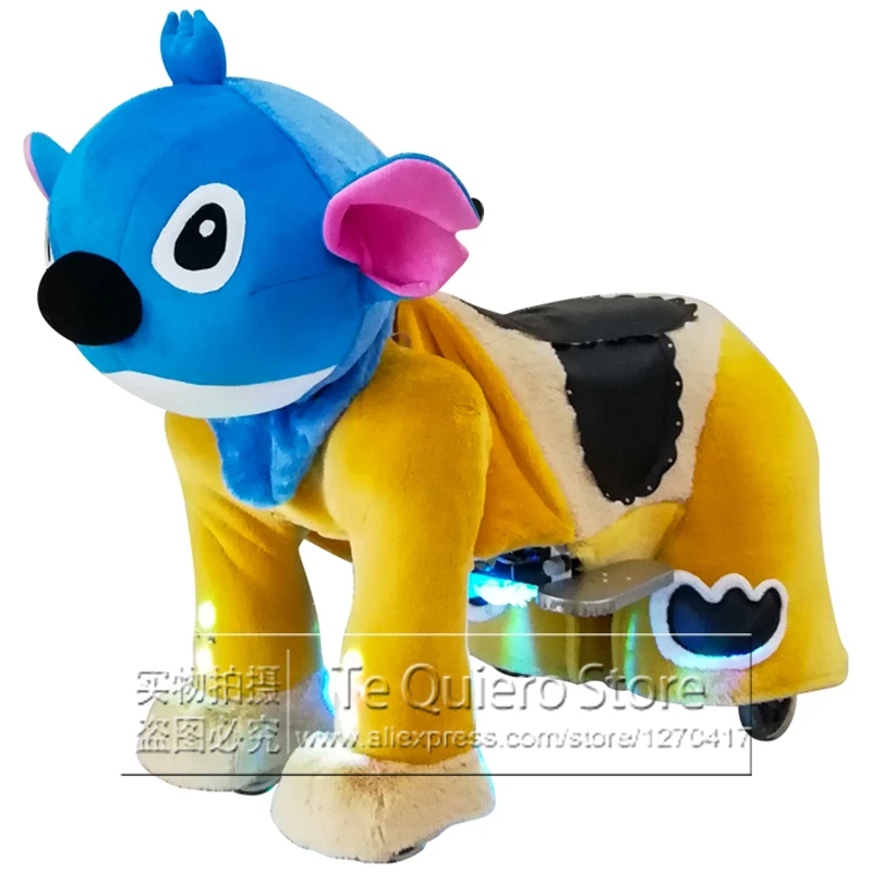 

Outdoor Playground High Quality Electric Stuffed Animal Battery Operated Ride On Animal Toy