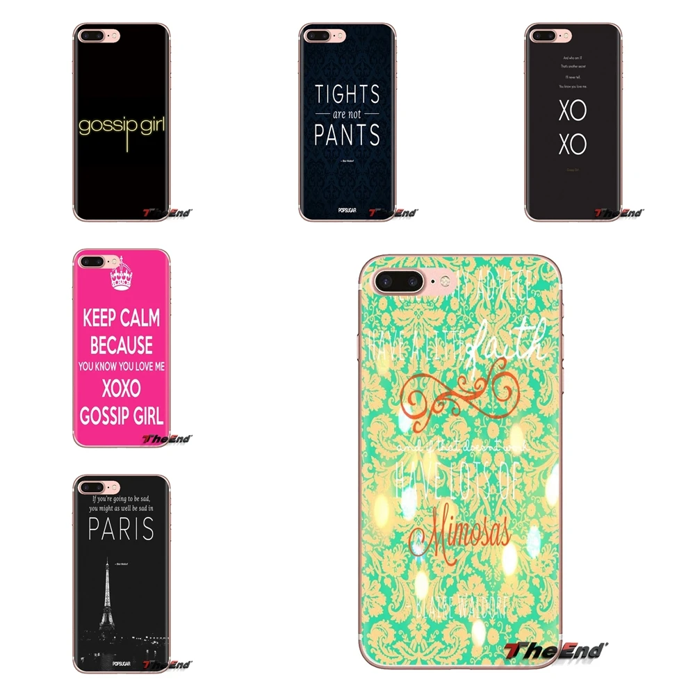 Сплетница Цитата США youth idol драма для Samsung Galaxy S3 S4 S5 Mini S6 S7 Edge S8 S9 S10 Plus Note 3 4 5 8 9 чехол