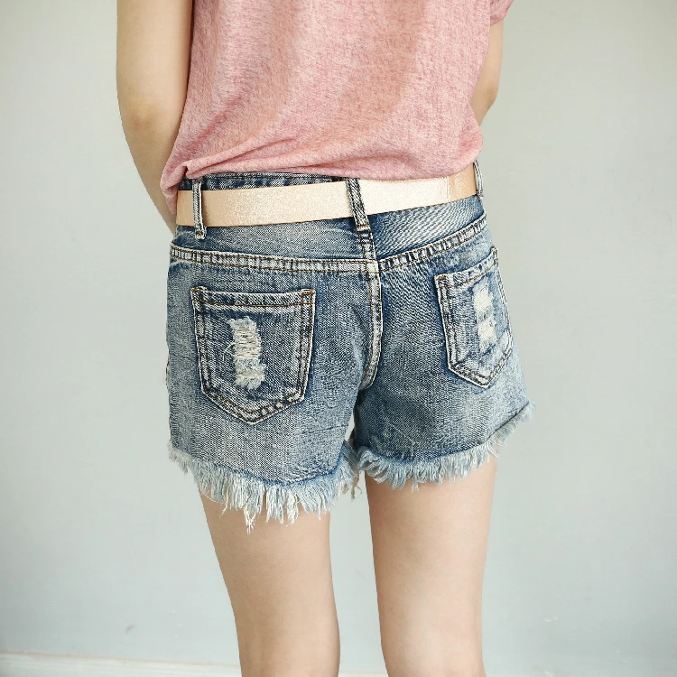 Европейский стиль женские летние осенние модные короткие джинсы Леди Вышивка блесток цветок тонкие индивидуальные джинсовые шорты