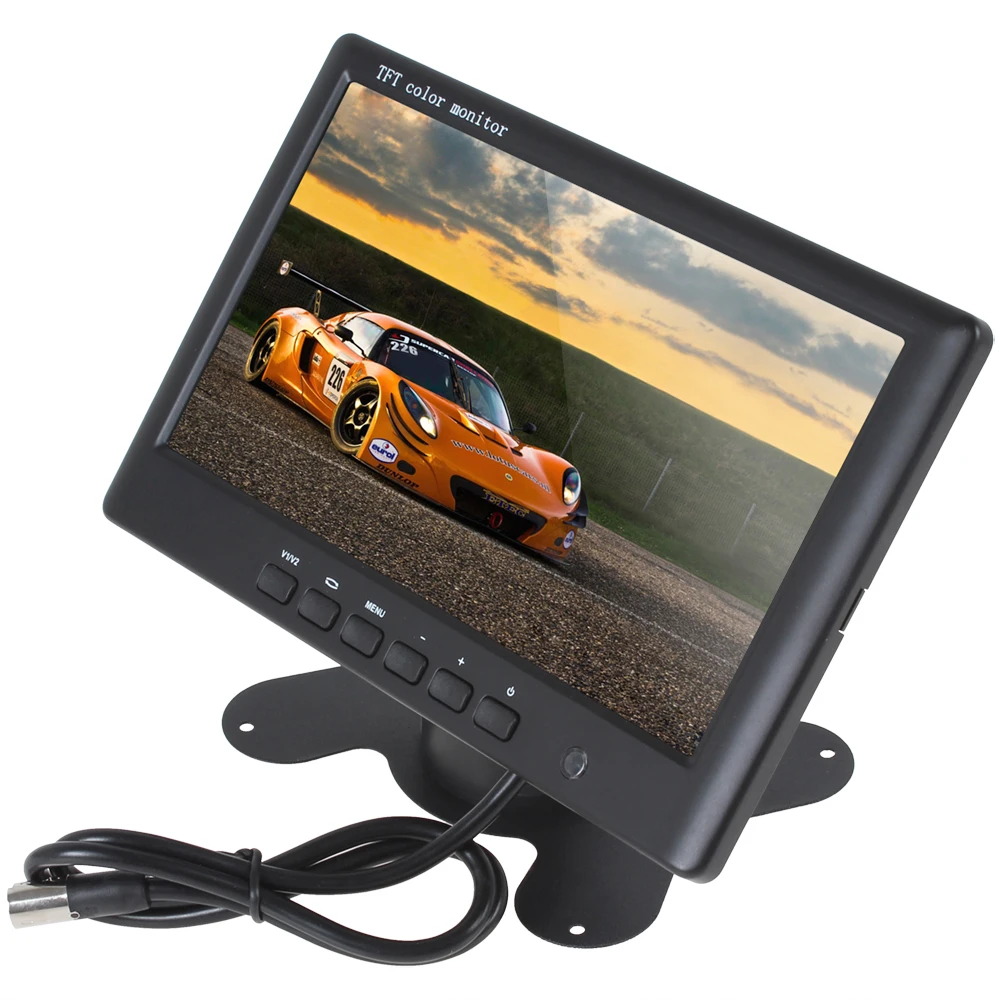 HD 800x480 супер тонкий 7 дюймовый автомобильный монитор TFT Автомобильный ЖК цветной 2