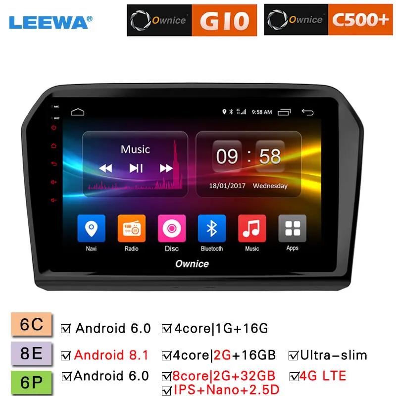 Top LEEWA 9"2.5D Nano IPS Screen Android 8.1 Octa Core/DDR3 2G/32G/4G LTE Car Media Player With GPS/FM/AM RDS For Volkswagen Jetta 0 Top LEEWA 9"2.5D Nano IPS Screen Android 8.1 Octa Core/DDR3 2G/32G/4G LTE Car Media Player With GPS/FM/AM RDS For Volkswagen Jetta 0